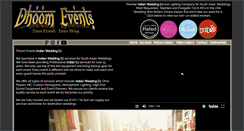 Desktop Screenshot of dhoomevents.com